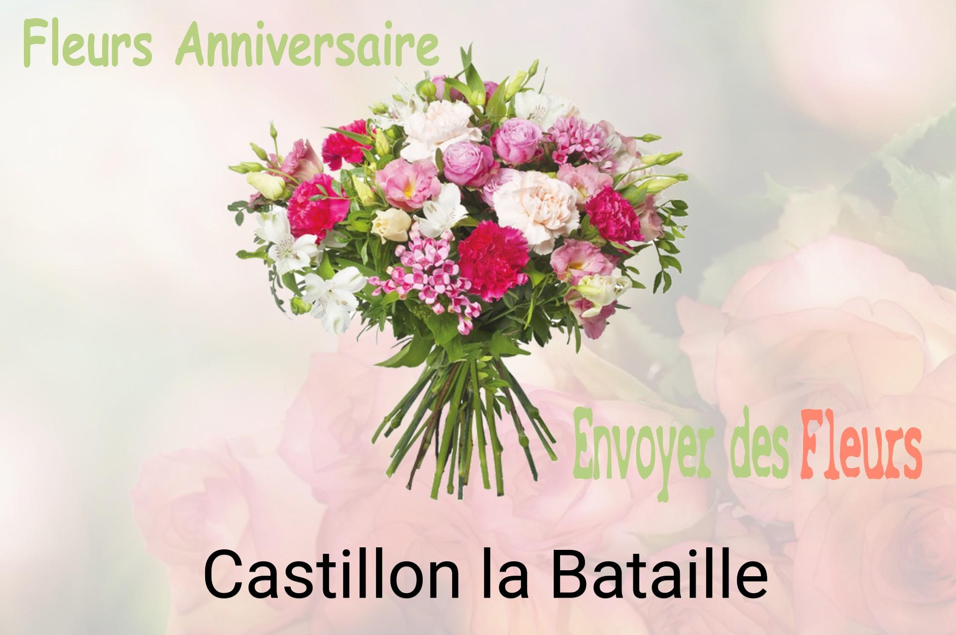 Bouquet de fleurs d’anniversaire livré à Castillon-la-Bataille